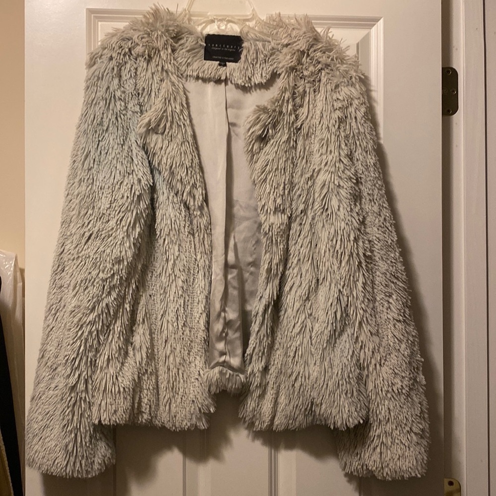 Sanctuary shaggy jacket